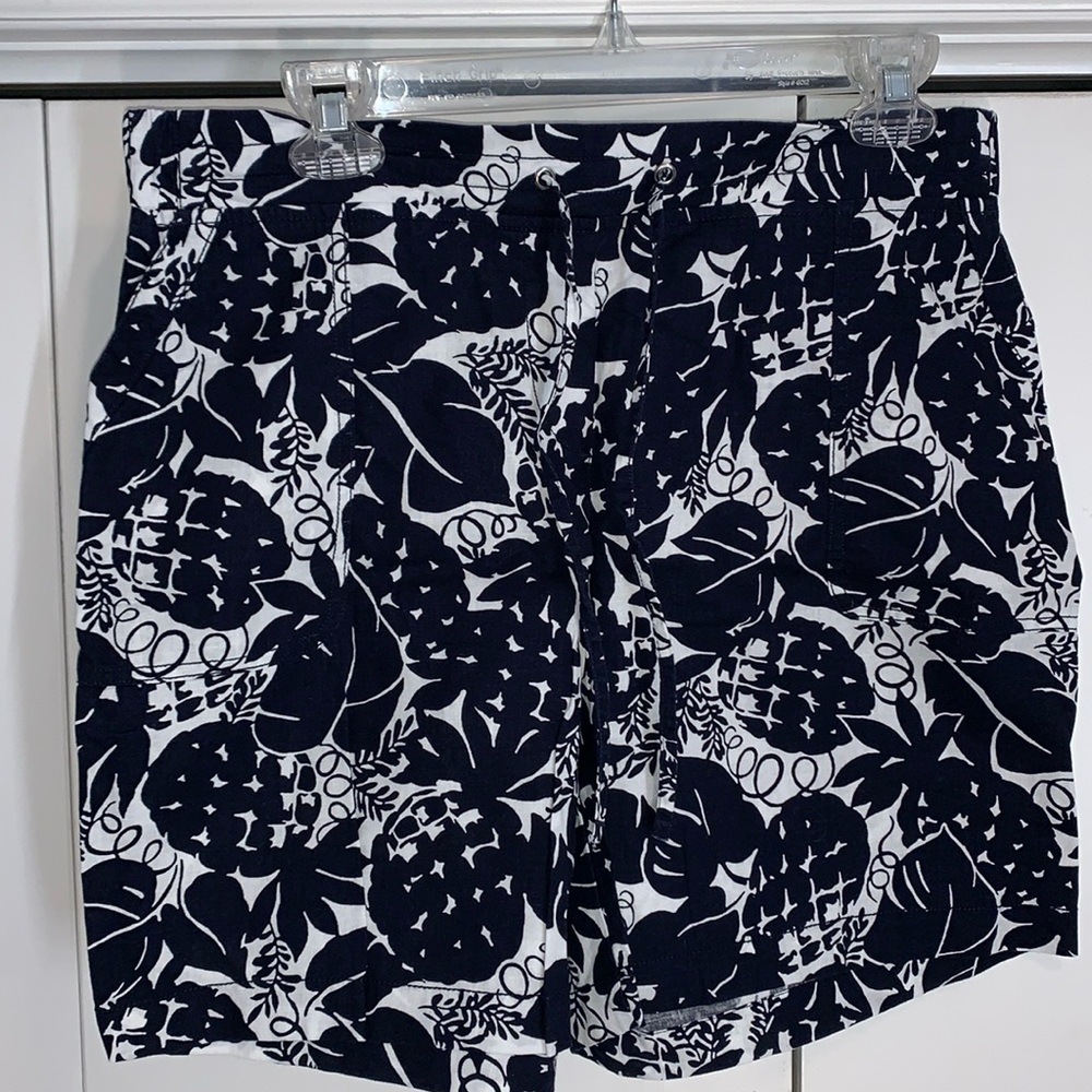 Talbott women’s Bermuda shorts linen cotton blend